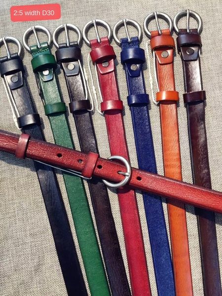 

layer cowhide d30#2.5 wide oem layer cowhide belt d30#2.5 wide belt oem, Black;brown