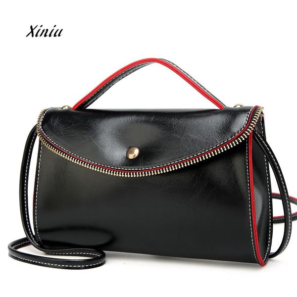 

fashion shoulder bag women leather hit color crossbody bag handbag new design zipper day clutch pouch shoulder hand bags