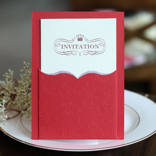 Marry Invitation Card Double Fold Greeting Cards Creative Wedding