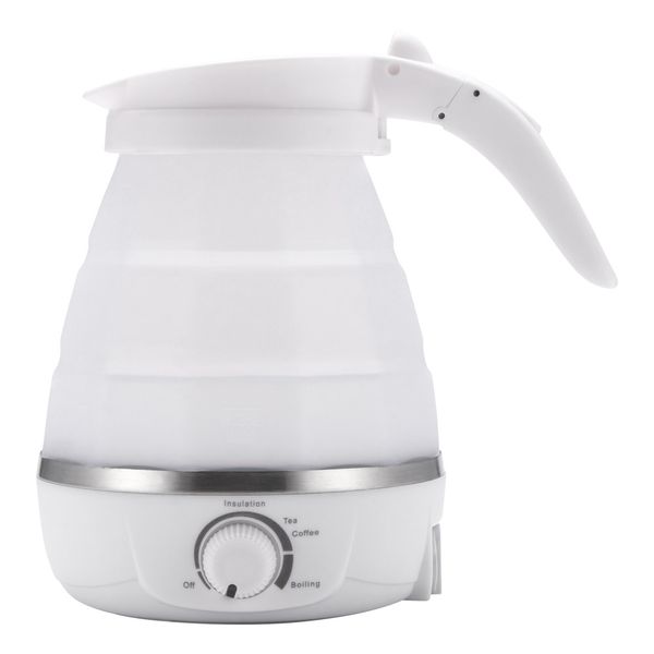 

travel foldable electric kettle portable fast water grade silicone small collapsible boil dry protection sports bottles
