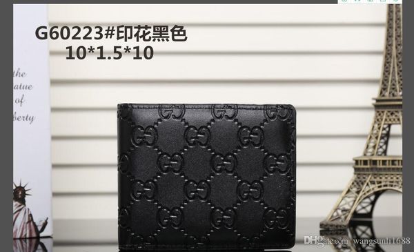 

2017 new L bag Free shipping billfold High quality Plaid pattern women wallet men pures high-end luxury brand designer L wallet no box 03