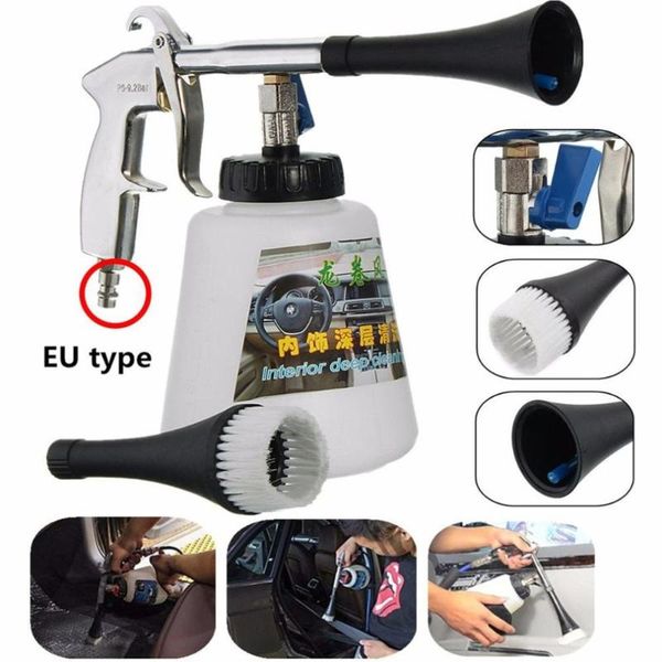 

car interior washing cleaning gun air cleaning gun portable blow air pulse nozzle sprayer with bottle