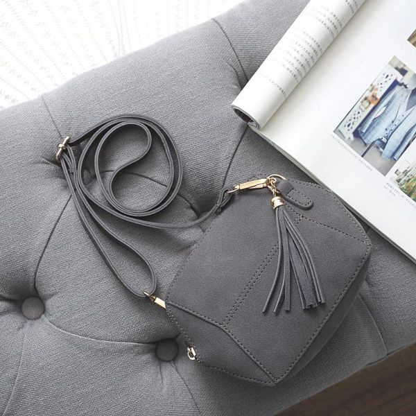 

женская кожа сумка мини-сумка tote сумка crossbody сумки твердой кисточка сумка мешок dos femme mujer 2020 #yj