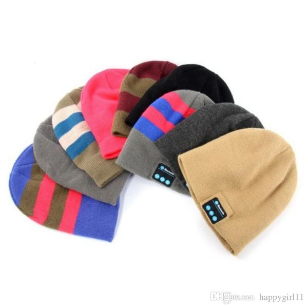 

factory price wireless outdoor bluetooth music warm beanie hat with stereo headphone speaker e294