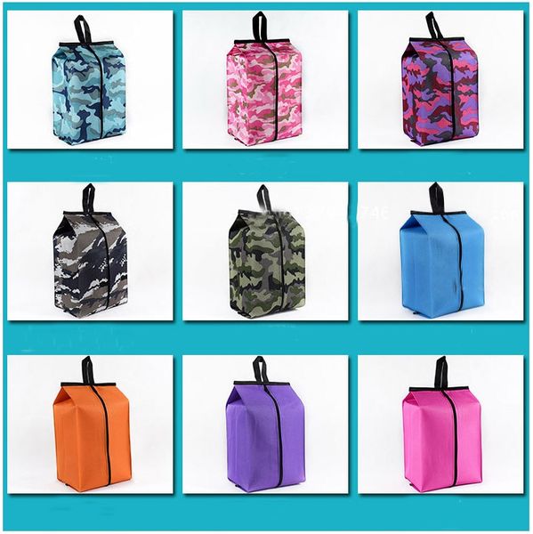 

portable shoes bags cosmetic bag camouflage folding waterproof travel wash bag sundries home furnishing oxford cloth storage bags an2007