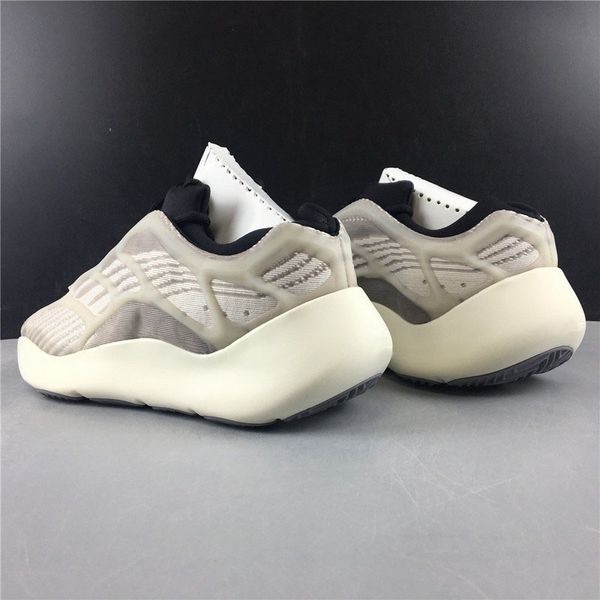 

kanye west originals 700 v3 azael running shoes black white 3m reflective wave runner men women sports sneakers ef9897 with box