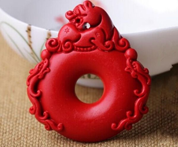 

подвеска природный тайвань красный корица подвеска для мужчин и женщин, Silver