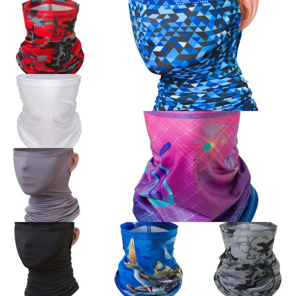 

5xkwl women scarf face mask sunshade styles silk chiffon handkerchief outdoor windproof half face dust-proof 38 masks scarf designer, Black