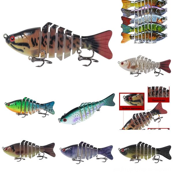 

ch7z2 fishing tackle box 5 grid type bait luya fake (10cm * 15.5g) can hold 5 box baits