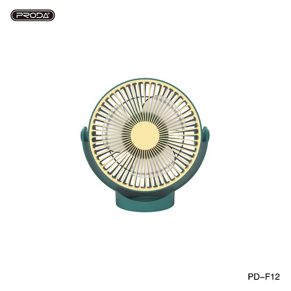

proda morandi series small low noise 3 speed adjustable office deskpersonal electric rechargeable usb fan