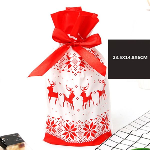 

10pcs merry christmas gift bags santa claus xmas tree packing bags happy new year christmas candy navidad