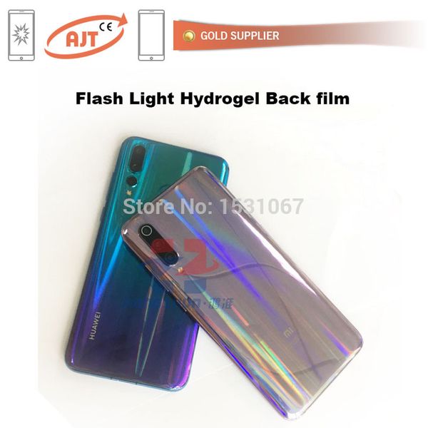 

10pcs back film flash light hydrogel mobile phone back cover film 8inch for laser cutting machine