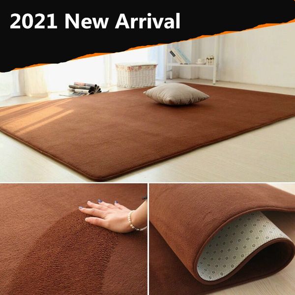 

2020 band short-haired coral velvet carpet living room floor mat coffee table mat bedroom blanket bed rug floor door cushion