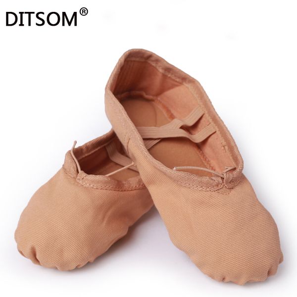 

camel color ballet dance shoes for girls soft ballet slippers yoga gym shoes twist dancing shoe stage 22-44