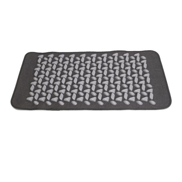 

acupressure yoga mat cobblestone massage pad pressure pain foot relief, home fitness equipment