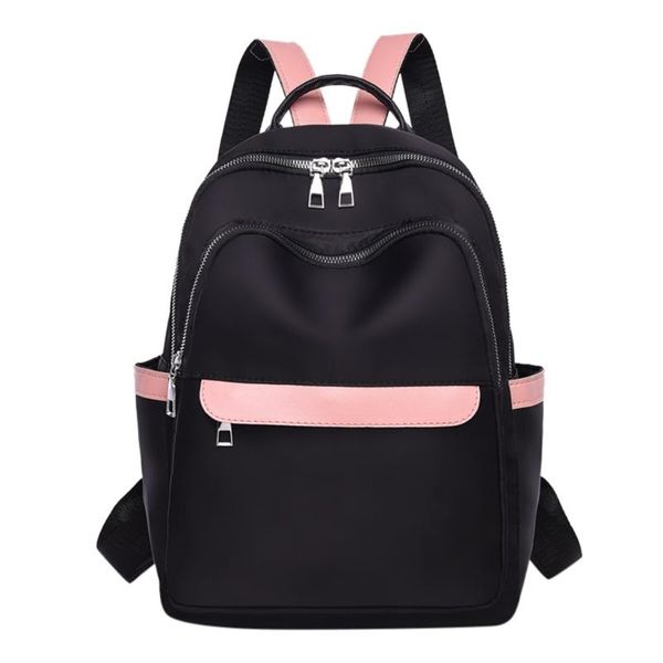 

fashion trend multicolor waterproof oxford multifunctional backpack female school multi pocket travel bag#g20