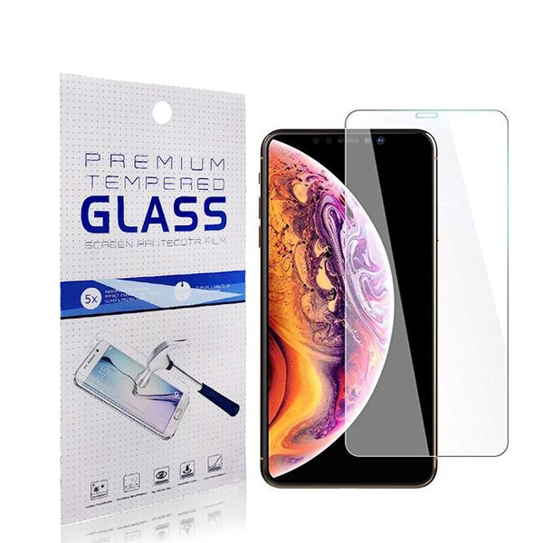

Tempered Glass Screen Protector 9H 2.5D Anti-Shatter Film For iPhone XS MAX XR X 7 8 6S Plus S10E