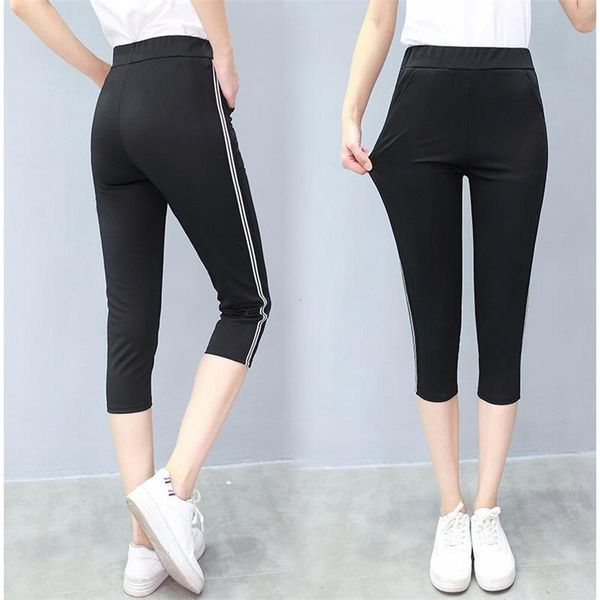 

женка мода лео геѬ капѬи бѬки пл ѬазмеѬ бокове полоаого jeggings еленок д, Black