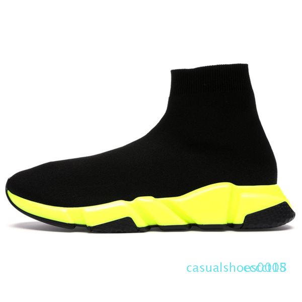 

fashion 2020 ace luxury designer speed trainer sock women mens casual shoes black yellow triple white flat socks boots sneakersl c18