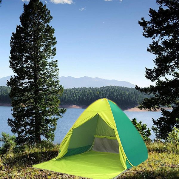

automatic beach tent 2 persons camping tent uv protection shelter outdoor instant -up summer