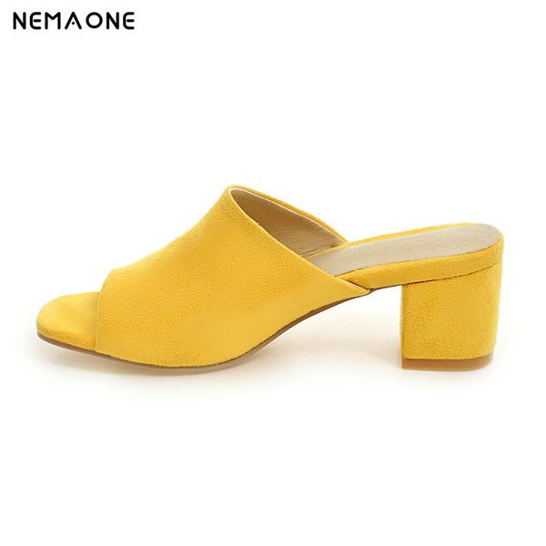 

new fashion women sandals thick heel sandals casual summer shoes woman high heels women slippers size 33-43 t200226, Black