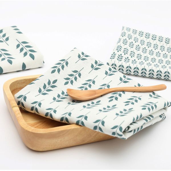 

tree cotton linen western pad placemat table 60*40cm table cloth family kitchen party decor placemat insulation cloth dining