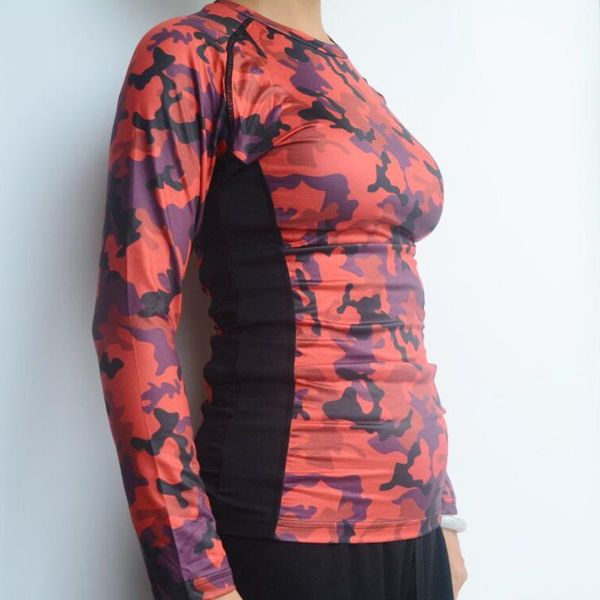 

2020 women's surfing rash guards upf 50 sun protection uv beach swimwear rash guard women long sleeve swimming t shirt ladies