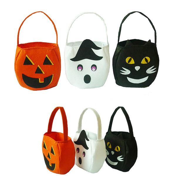 

halloween candy bag gift bags pumpkin ghost witch bags tie hallowmas black cat gift for kids event party decoration