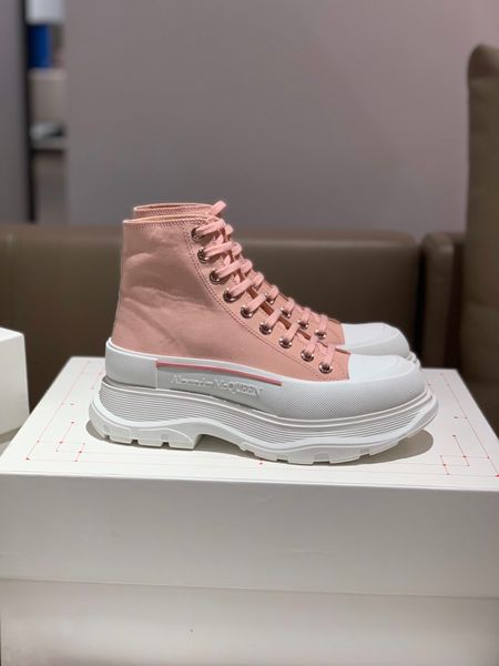 

2020 new high-end luxury ladies men's casual outdoor jogging sports canvas shoes triple fashion designer platform shoes wild style, Black