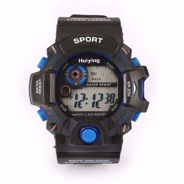 

montre femme men's quartz digital sports watches led silicone waterproof wristwatches horloges mannen, Slivery;brown