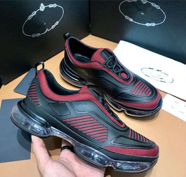 

designer shoes personalized fashion trim with lightweight luxury popular casual shoes p cloudbust thunder lace up sneaker size 35-45, Black