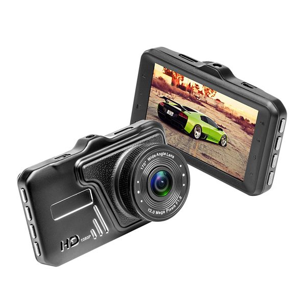 3-Zoll-Mini-Auto-DVR mit Dashcam, Fahrzeug-Digitalrecorder, Full HD 1080P, 170-Grad-Loop-Aufnahme, G-Sensor, Bewegungserkennung, Parkmonitor