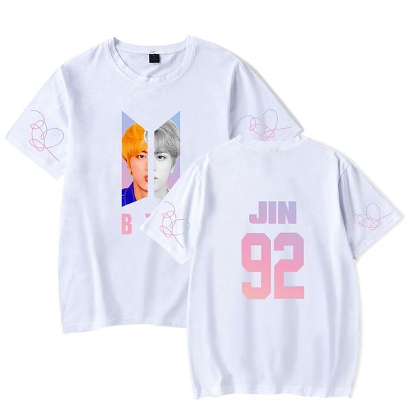 

trend bts bulletproof juvenile group album short sleeve t pity, Black