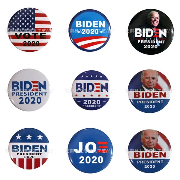 

custom biden badge style patch for clothing iron embroidered patches applique iron on patches sewing accessories for clothes 10 1 pcs lot #3, Silver