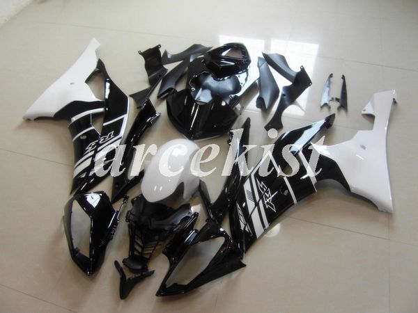 

new abs injection mold full fairings kit fit for yamaha yzf-r6 2008 2009 2010 2011 2012 2013 2014 2015 2016 r6 body set black white light