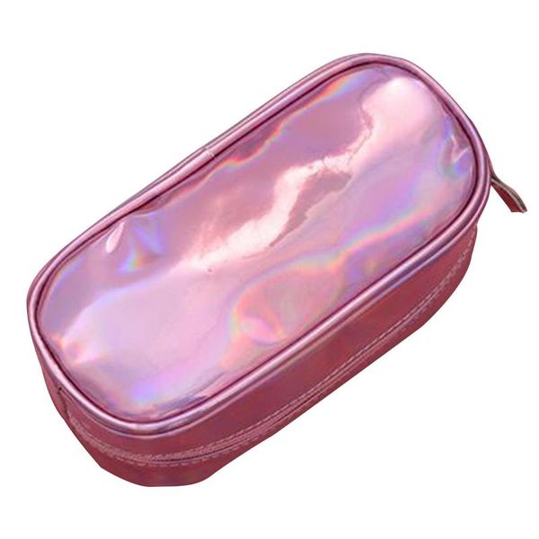 

pu laser cosmetic bag large capacity student case korean fashion makeup bags for travel wash kit toilet bag organizer mini purse