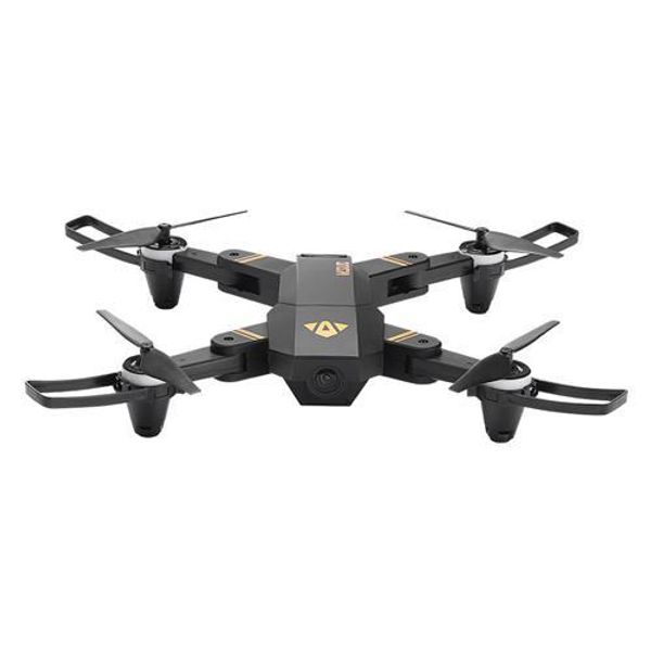 

visuo xs809 mini 720p hd wide angle wifi fpv foldable rc quadcopter with flight time 12mins altitude hold rtf - black