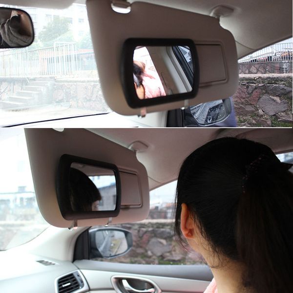 

clip on car sun visor vanity mirror sun-shading cosmetic mirror automobile car sun visor