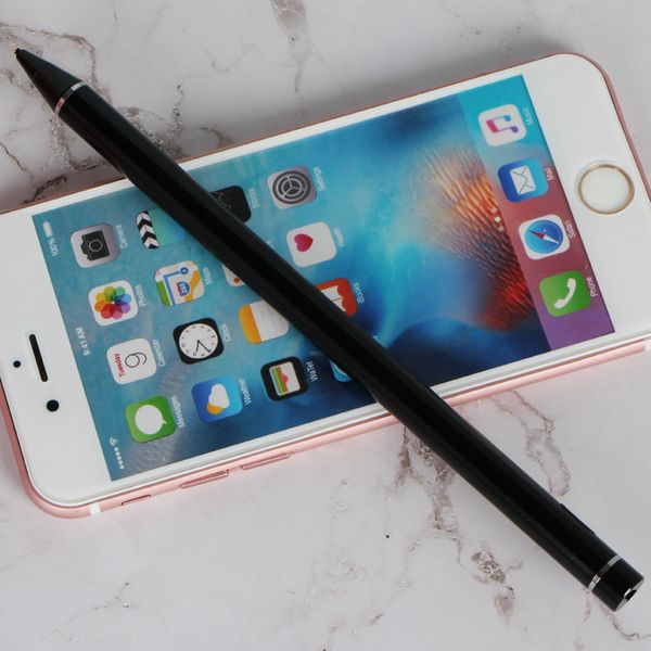 Active Stylus High Precision Thin Head Painting Pen Capacitive Pen High Compatible Mobile Phone Tablet Universal Stylus Black