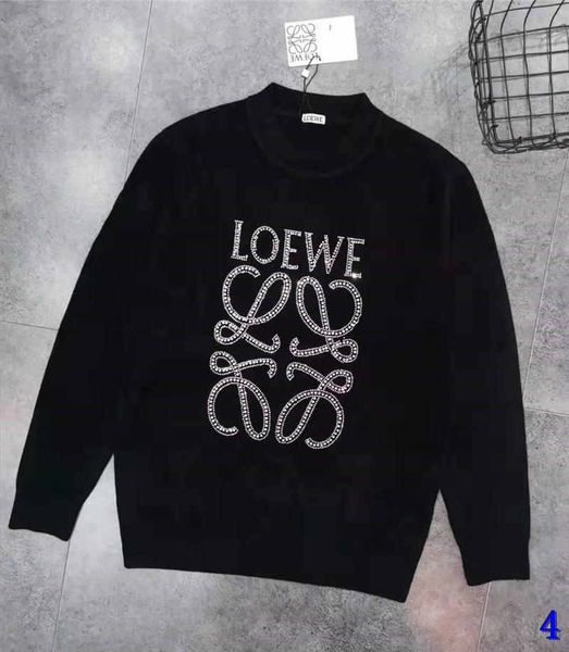 

mens designer sweater pattern beading style sweatshirts warm thick autumn winter brand sweater wool inside luxury women sweater4, White;black