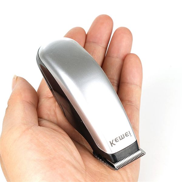 

kemei km-666 battery mini hair trimmer electric hair clipper cutter machine male beard barber razor bwkf xlxyv