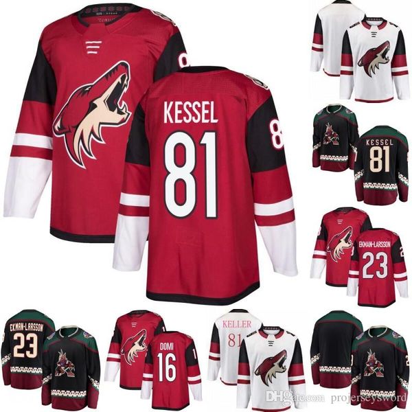 

Mens 81 Phil Kessel Jersey Arizona Coyotes 23 Oliver Ekman-Larsson Phil Kessel Blank Hockey Jerseys Cheap Red White Black Free Shipping