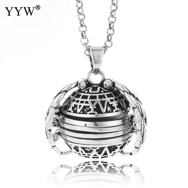 

2019 expanding p locket necklace pendant for women men gift jewelry decoration necklace fashion box necklaces 130mm, Silver