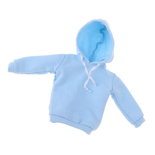 

прекрасный casual pure color long hoodie толстовки одежда для 12 '' blythe doll