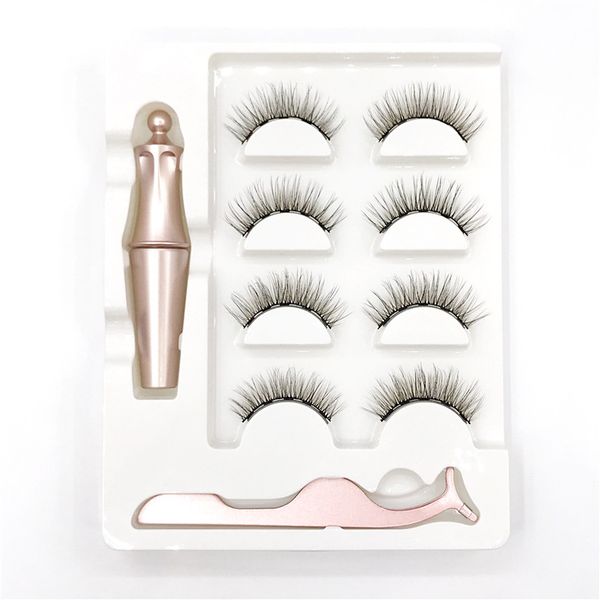 

eyelash set eyelash liquid four pairs five liquid set
