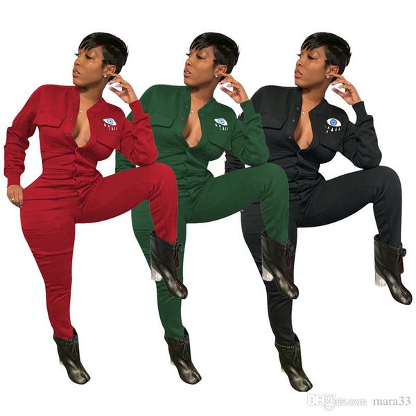 

женщины сплошной цвет утолщаются комбинезоны ползунки падения зимней одежды сексуальный клуб длинный рукав кнопка кардиган леггинсы трико ра, Black;white