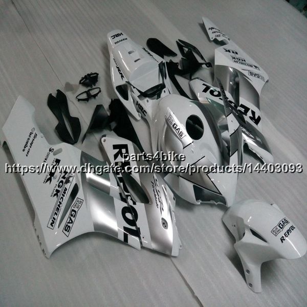 

custom+screws injection mold repsol silver motorcycle article for honda 04 05 cbr1000rr 2004 2005 abs motor fairing