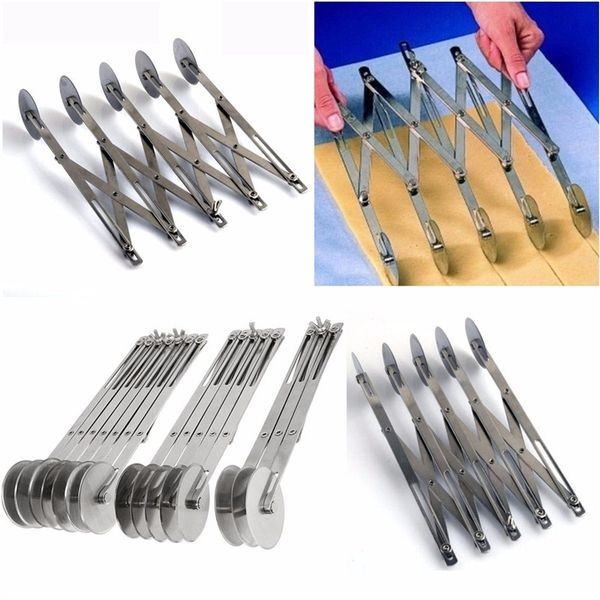 

stainless steel pizza cutter dough cutter divider pasta rocker pizza pastry roller cake knife kitchen baking tool
