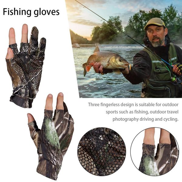 

scratch resistant outdoor fishing hunting gloves cut resistant protective knife anti cutting protection fishing gloves hiking 4, Black