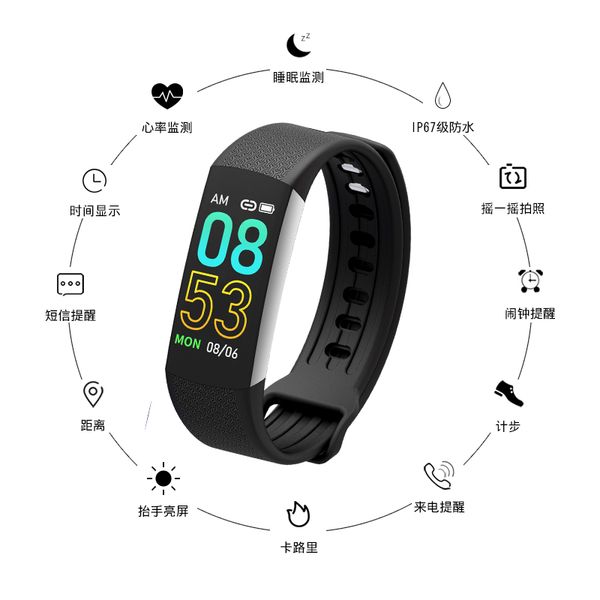 

luxury smart watch calorie steps sport watch sleep heart rate monitor bracelet bluetooth camera control smartwatch women men, Slivery;brown